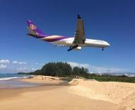 Χαμηλά αεροπλάνα στην παραλία Maho, φωτογραφίες και βίντεο